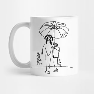 Walk on the beach Mug